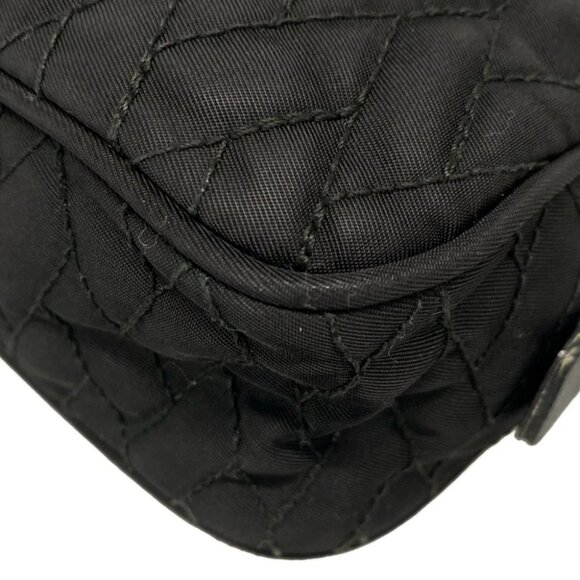 PRADA - Black Nylon Handbag - Picture 14 of 16